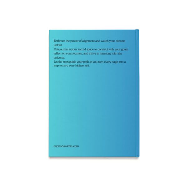 Motivational Daily Journal - Hardcover Journal (A5) - Aligned & Thriving, Blue, Comfortable - Image 3