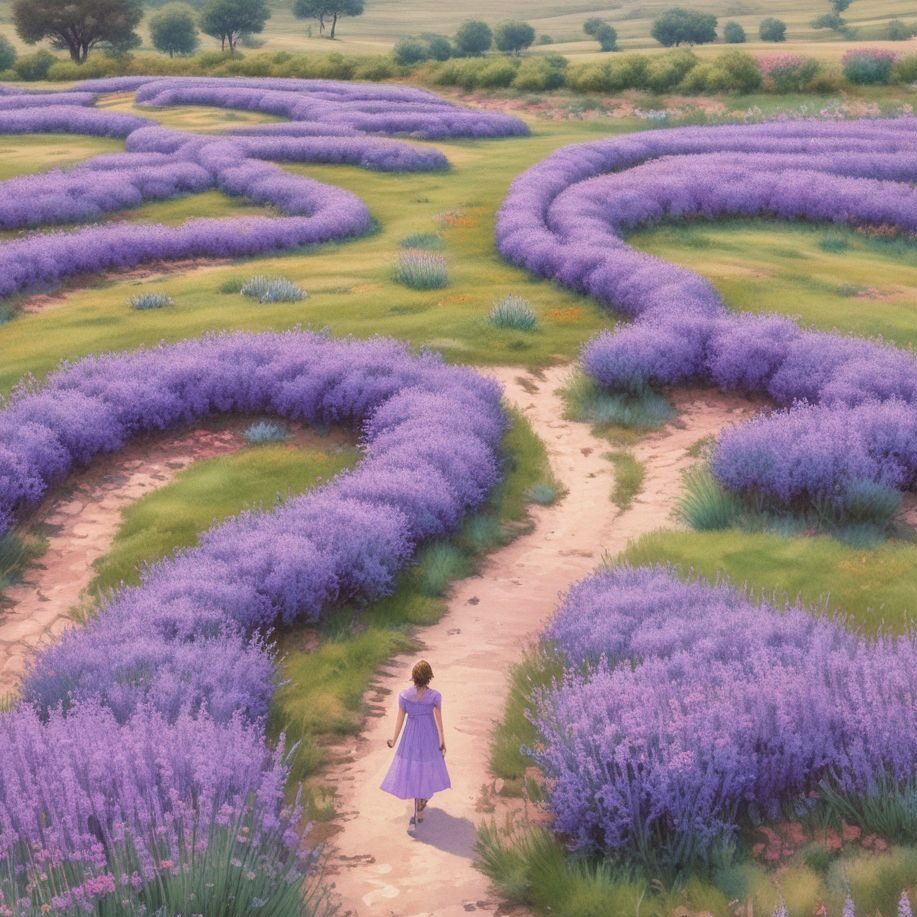 Lavender Maze