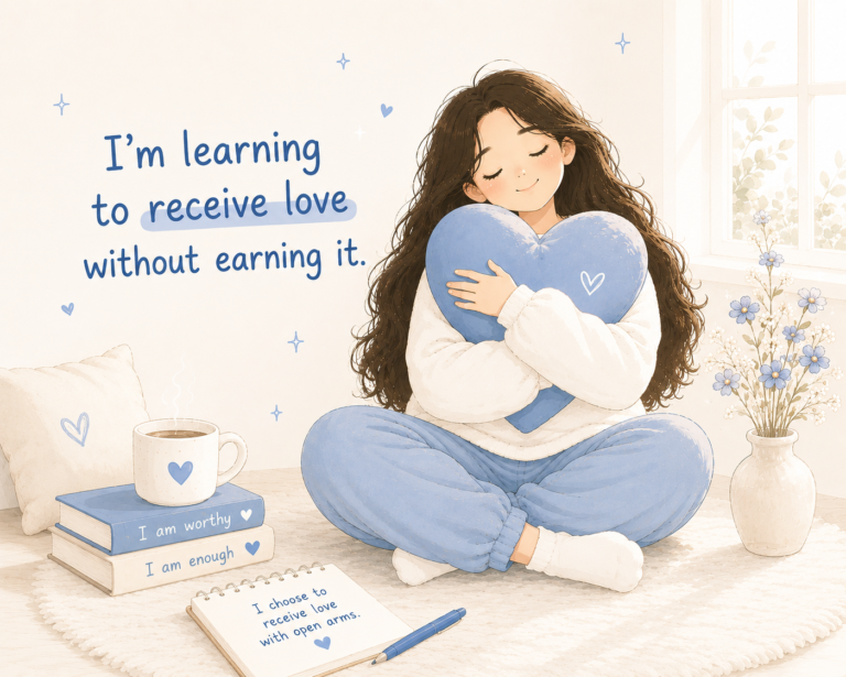 I’m Learning to Receive Love Without Earning It 💙