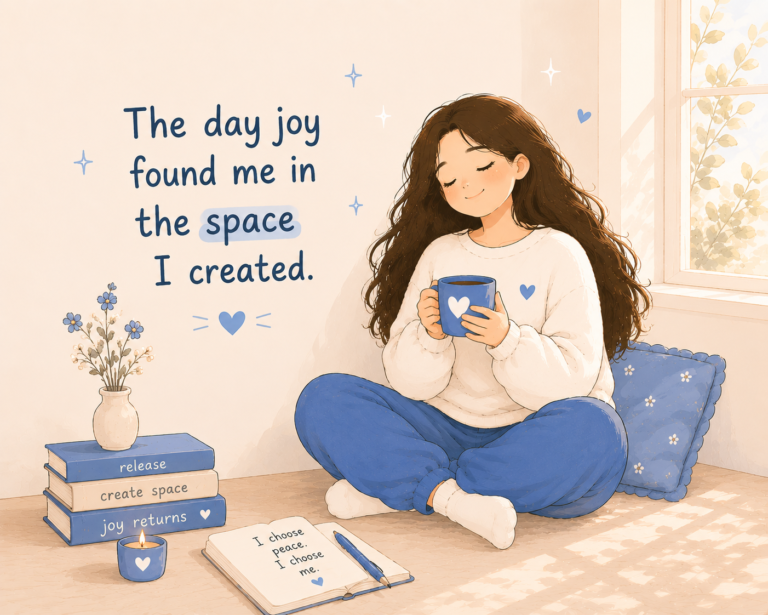 The Day Joy Found Me in the Space I Created